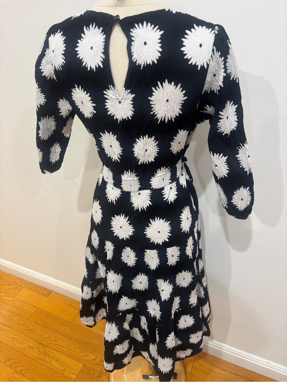 Kate Spade Pom Pom Floral Lawn Dress, Size: L - Picture 11 of 12